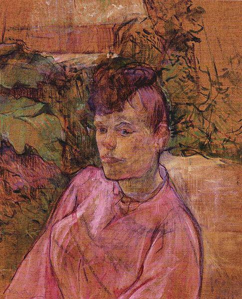 Woman in the Garden of Monsieur Forest, Henri de toulouse-lautrec